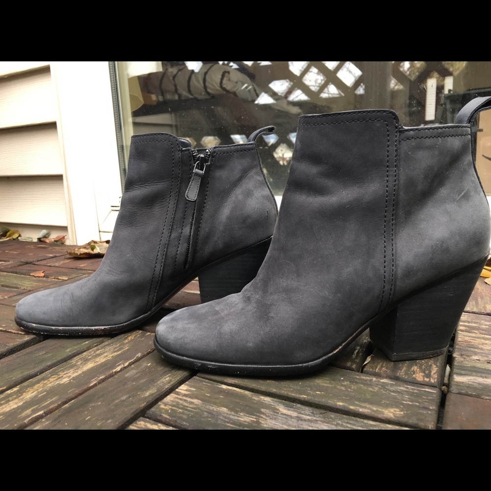 Cole Haan - Chesney Bootie (Gray/Black Leather)